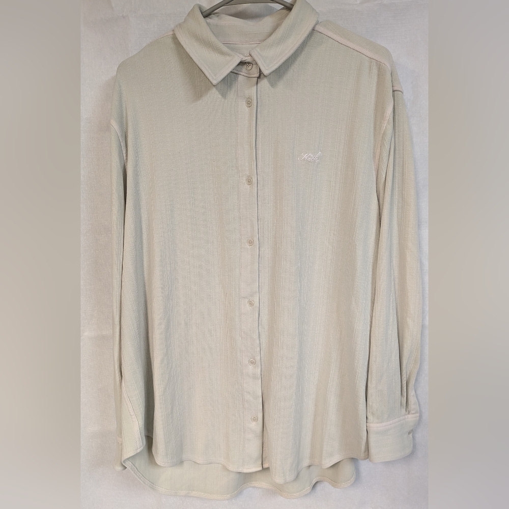 Kith Light Beige Casual Button Down Shirt